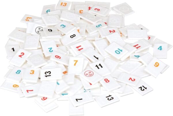 Rummikub Six Player Edition - The Classic Rummy Tile Game - More Tiles and More Players for More Fun! by Pressman , Blue - Image 4