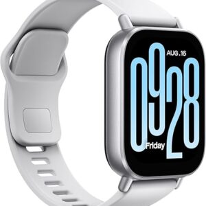 Xiaomi Redmi Watch 5 Active Smartwatch, 2.0" LCD Display, 18 Days of Battery Life, 140+ Sports Modes, 5ATM Waterproof, Bluetooth Calling, Fitness-Tracker- Matte Silver