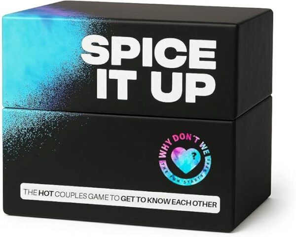 Why Don't We - Spice IT UP - Super Fun Couples Games for Date Nights: 150 Cards with Conversations, Spicy Dares & More - Best Date Night Games for Couples - Romantic Adult Couple Game - Image 2