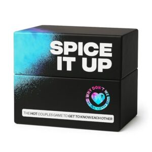 Why Don't We - Spice IT UP - Super Fun Couples Games for Date Nights: 150 Cards with Conversations, Spicy Dares & More - Best Date Night Games for Couples - Romantic Adult Couple Game