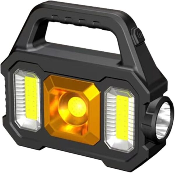 1 Pack Flashlight High Rechargeable Outdoor Spotlight LED Work Light Searchlight for Camping Emergencies Camping Lamp (SL1, One Size) - Image 2