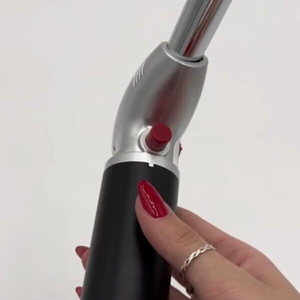 Butane Torch for Cooking - Refillable Culinary Torch for Creme Brulee, Ideal Camping Essentials, Heat Gun Functionality - Butane Not Included - Black - Image 5