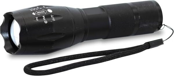 Newhouse Lighting High-Lumen Tactical Flashlight FLSHTCH, Powerful Battery-Powered Camping Essential, Compact Emergency Flashlight for Home, Earthquake Emergency Kit, Survival Gear and Supplies - Image 2
