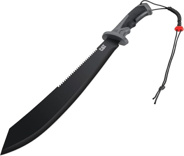 Cat Machete 21-Inch Blade with Shoulder Strap Sheath, Inch, Stainless Steel Blade Knife, Cut Brush Clearing, Hiking, Camping, Gardening - Black 980619ECT - Image 5