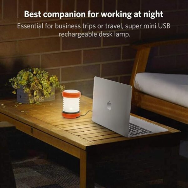 ThorFire LED Camping Lantern Lights Hand Crank USB Rechargeable Lanterns Collapsible Mini Flashlight Emergency Torch Night Light Tent Lamp for Camping Hiking Tent Garden Patio - CL01 - Image 6