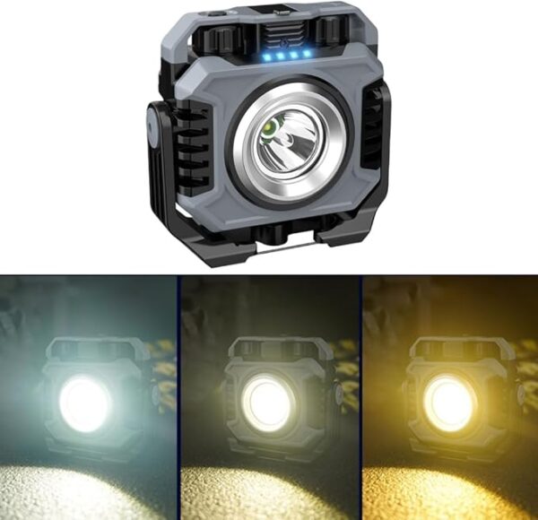Portable Work Floodlight LED Camping Light Outdoor Searchlight Outdoor Emergencies Camping Lamp Stepless Dimming - Image 3