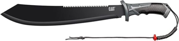 Cat Machete 21-Inch Blade with Shoulder Strap Sheath, Inch, Stainless Steel Blade Knife, Cut Brush Clearing, Hiking, Camping, Gardening - Black 980619ECT - Image 3