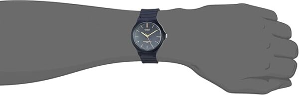 Casio MW240 Series | Menâs Quartz Watch | 50M WR | Large Resin Case | Resin Glass | Resin Band | Large Arabic Numerals | Analog Watch | Easy to Read Display | 3 Year Battery - Image 4