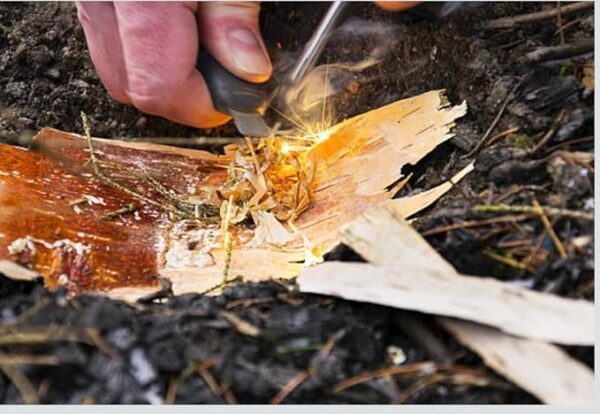 Ultimate Fire Starter Survival Tool Kit â Emergency Fire Starter Kit Includes Weatherproof Magnesium Fire Rod, Fire Striker, Fat Rope, Char Cloth, Rope Lighter,Wax Sticks, Survival Knife - Image 7