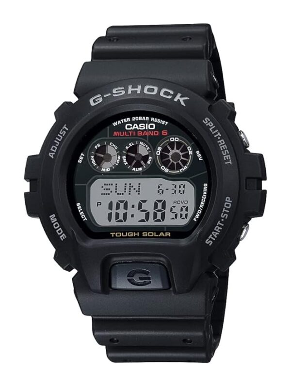 Casio G-Shock GW6900-1 Men's Tough Solar Black Resin Sport Watch