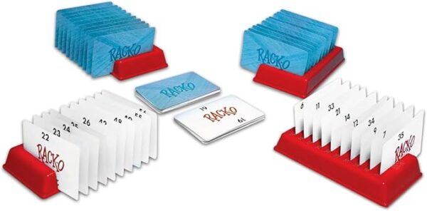 Rack-O Retro Game by Winning Moves Games USA, Classic Tabletop Game Enjoyed by Families Since the 1950's! Ages 8+, 2-4 Players (6122) - Image 5