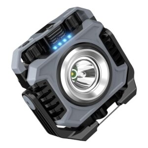 Portable Work Floodlight LED Camping Light Outdoor Searchlight Outdoor Emergencies Camping Lamp Stepless Dimming