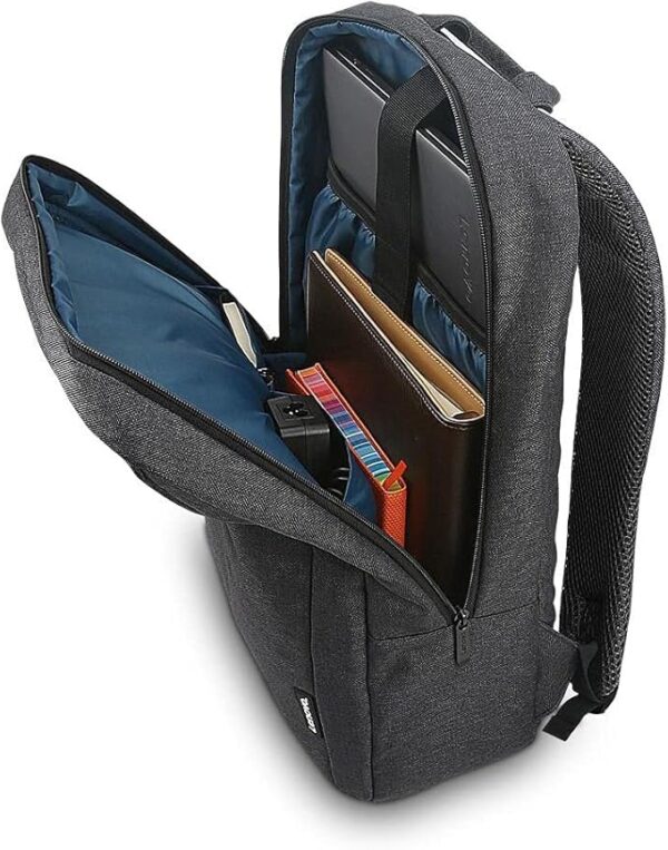 Lenovo Laptop Backpack B210, 15.6-Inch Laptop/Tablet, Durable, Water-Repellent, Lightweight, Clean Design, Sleek for Travel, Business Casual or College, GX40Q17225, Black - Image 6