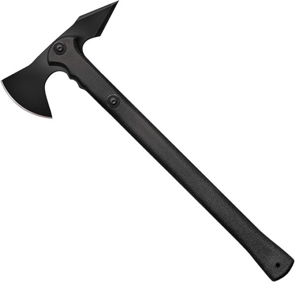 Cold Steel Drop Forged Tomahawk Survival Hatchet - Great for Camping, Survival, Outdoors and Chopping Wood, Trench Hawk - Black, One Size - Image 2