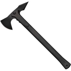Cold Steel Drop Forged Tomahawk Survival Hatchet - Great for Camping, Survival, Outdoors and Chopping Wood, Trench Hawk - Black, One Size