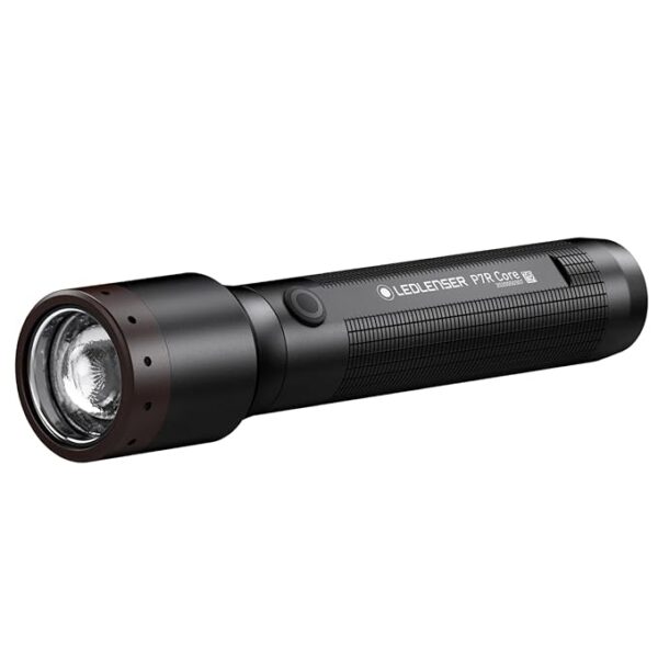 Ledlenser, P7R Core Rechargeable Flashlight, High Power LED, 1400 Lumens, Waterproof Light for Home, Camping, Tactical and Emergency Use