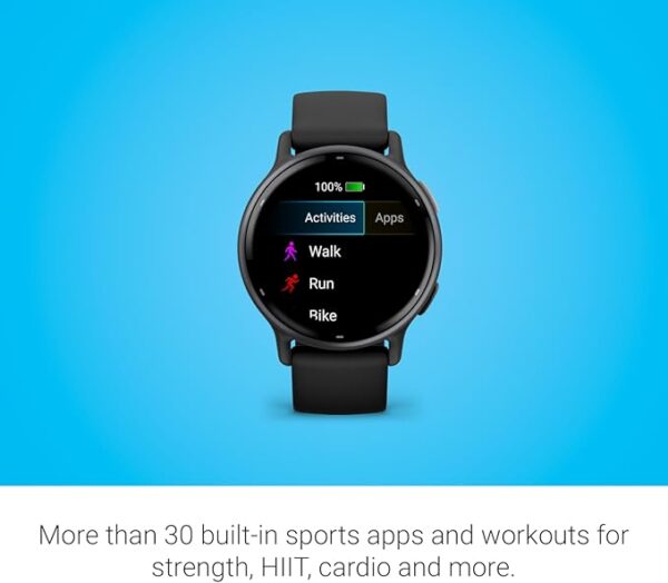 Garmin vÃ­voactive 5, Health and Fitness GPS Smartwatch, AMOLED Display, Up to 11 Days of Battery, Black - Image 7