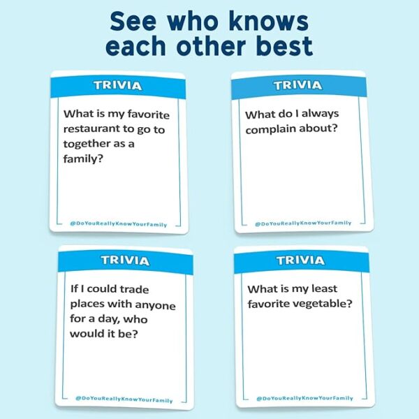 Do You Really Know Your Family? A Fun Family Game Filled with Conversation Starters and Challenges - Great for Kids, Teens and Adults - Image 3