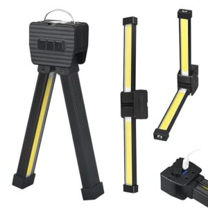 Portable LED Camping Light â Rechargeable Work Light with Magnet & Hanging Hook, for Gym Posing, Reading,Emergency Use, Magnet LED Flashlight & Power Bank (1PC)