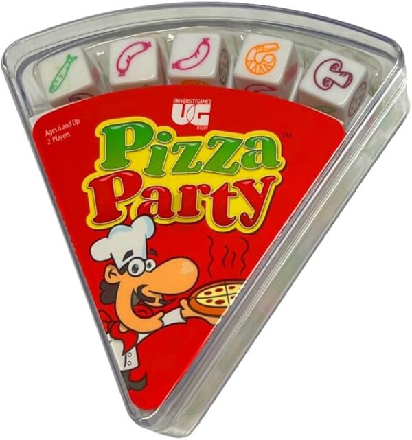 University Games, Pizza Party Dice Game, Dice Game for Kids and Families, Ages 6+ - Image 2