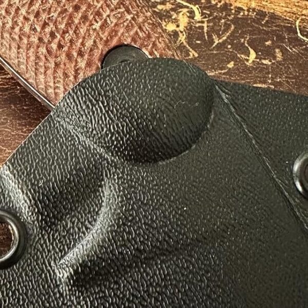 ESEE Sencillo Fixed Blade Survival Knife w/Brown Micarta Handle, and Kydex Sheath (A2 Steel) - Image 4