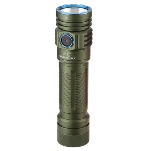 SKILHUNT M300 V2 3000 Lumens Powerful Magnetic Rechargeable LED Flashlight, Light for EDC, Outdoor, Rescue, Searching, Hiking and Emergency (Green High CRI 144ART 4500K)
