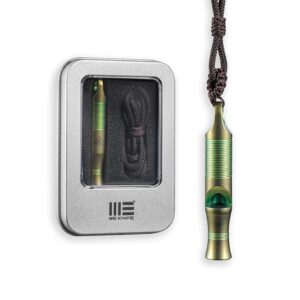 Emergency Whistle Survival Loud, Titanium Outdoor Safety Whistle Survival Shrill Loud Blast with Paracord for Kayak, Life Vest, Jacket, Boating, Fishing,Camping, Hiking, Hunting, Coyote