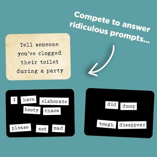 Ransom Notes - The Ridiculous Word Magnet Party Game, 3+ Players - Image 4