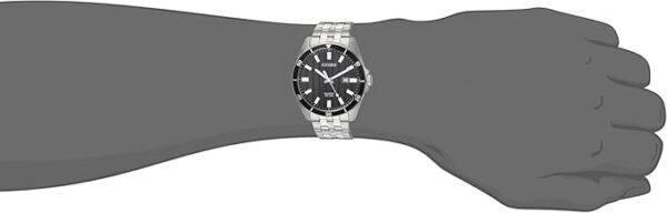 Citizen Quartz Mens Watch, Stainless Steel, Classic, Silver-Tone (Model: BI5050-54E) - Image 5