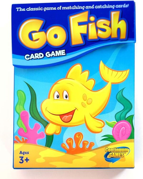 Continuum Games Go Fish Classic Card Game Fun for Children Age 3 and Up, Blue - Image 2
