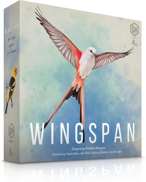Stonemaier Games: Wingspan (Base Game) by Elizabeth Hargrave | A Relaxing, Award-Winning Strategy Board Game About Birds for Adults and Family | 1-5 Players, 70 Mins, Ages 14+ - Image 2