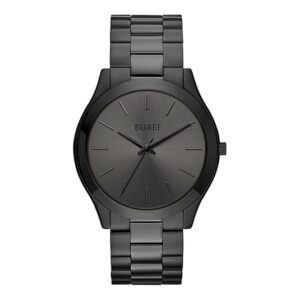 BUREI Men Watches Fashion Stainless Steel Analog Quartz Watches Business Waterproof Wristwatch,Fathers Day Gift for Men