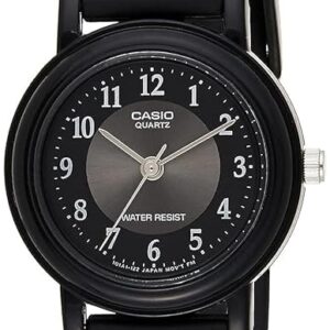 Casio LQ139A-1B3 Series | Watches for Women | Classic Analog Watch | Black | Water Resistant | Easy to Read Display | Lightweight & Comfortable | 3-Hand Analog | Accurate Timekeeping | 3 Year Battery