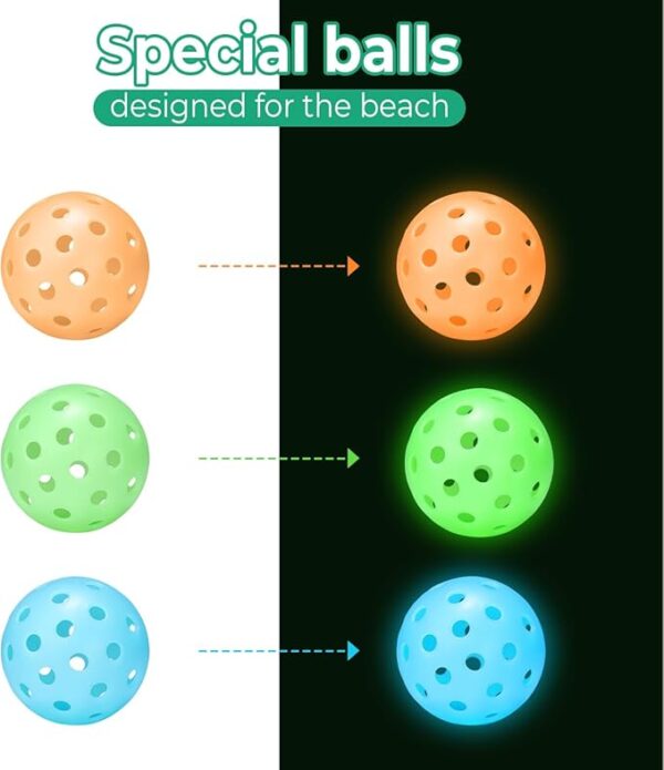 Yard Pong Outdoor Games Glow in Dark with 12 Buckets and 6 Balls, Backyard Toss Games Glow Yard Game for Adults, Family and Kids - Image 4