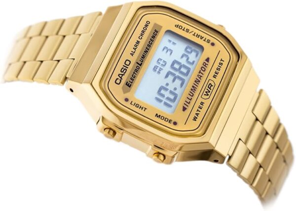 Casio Collection Unisex Adults Watch A168WG - Image 5