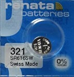 Renata Watch Battery 321 0%Hg Mercury Free X 3