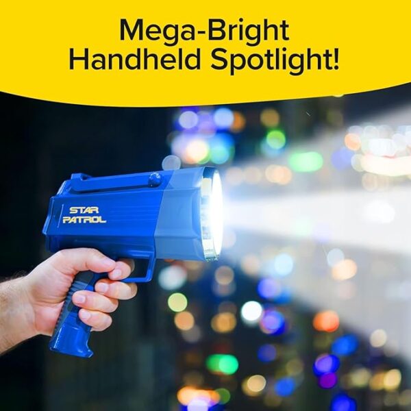 Star Patrolâ¢ Mega-Bright Rechargeable Spotlight â AS-SEEN-ON-TV Ultra-Powerful LED, USB Power Bank, 6 Modes, Lightweight & Waterproof â for Emergencies, Camping, Hunting, Power Outages - Image 3