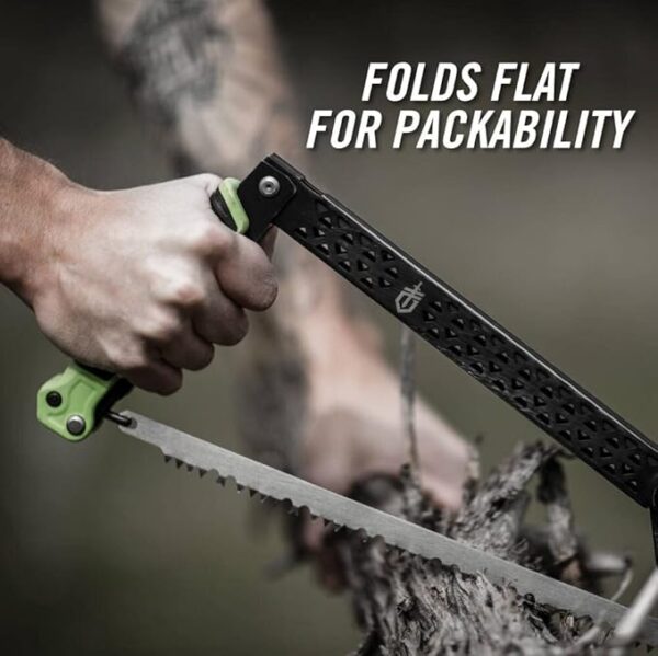 Gerber Freescape Camp Saw Folding Hand Saw for Backpacking Hiking Camping Pruning and Bushcraft, 12" Blade - Image 6