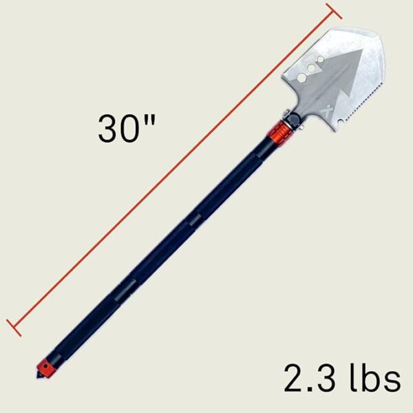 Ultimate Survival Toolï¼180 Degree Folding Camping Shovelï¼Folding Shovel and Survival Tools - for Camping, Hiking and General Survival - Image 3