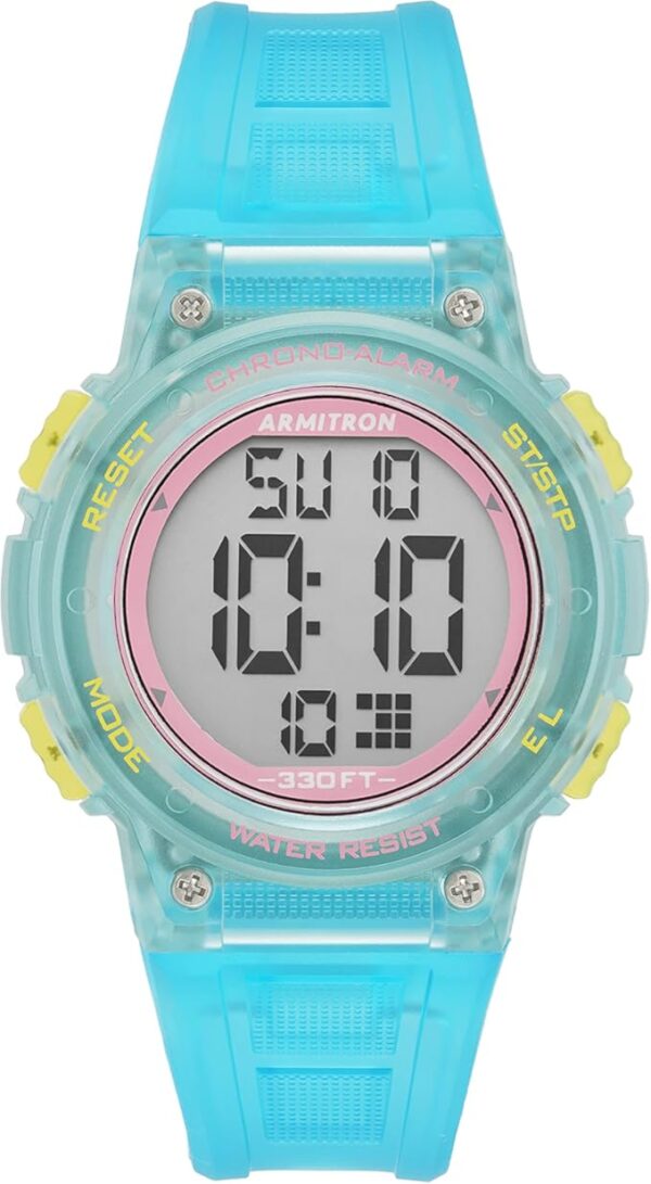 Armitron Sport Women's Digital Chronograph Resin Strap Watch - Image 2