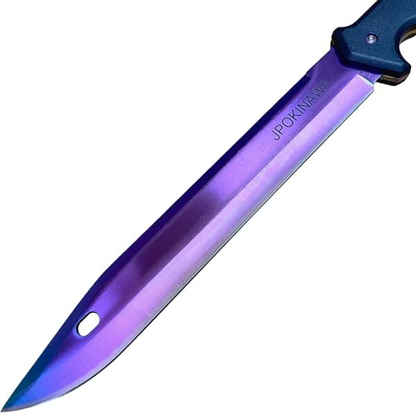 FADE 15.75" Fulltang Big Survival knife - Machete With Sheath, Stainless steel Blades sharp - Image 5