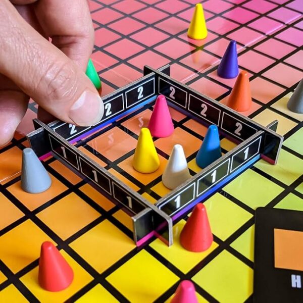 HUES and CUES - Vibrant Color Guessing Board Game for 3-10 Players Ages 8+, Connect Clues and Guess from 480 Color Squares - Image 6