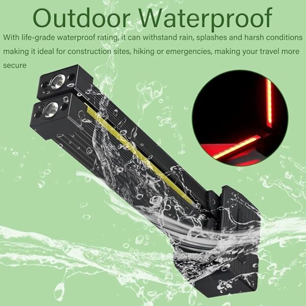 Portable LED Camping Light â Rechargeable Work Light with Magnet & Hanging Hook, for Gym Posing, Reading,Emergency Use, Magnet LED Flashlight & Power Bank (1PC) - Image 7