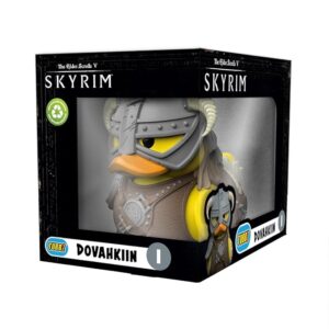 TUBBZ Boxed Edition Dovahkiin Collectible Vinyl Rubber Duck Figure - Official Skyrim Merchandise - Fantasy Video Games