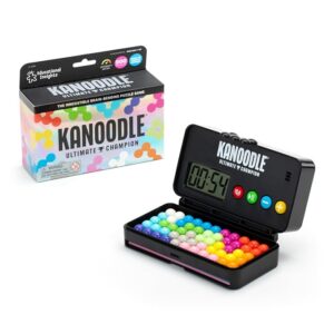 Educational Insights Kanoodle Ultimate Champion - 3D Brain Teaser Puzzle with Timer, Handheld Travel Games & Toys for Single Player, Challenging Logic Puzzles & Gifts for Kids, Teens & Adults Ages 7+