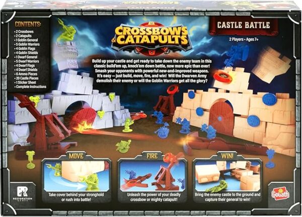 Goliath Crossbows & Catapults Castle Battle | Game of Strategy | Build Your Castle & Destroy Your Opponent | 2 Players | Ages 7+ - Image 5