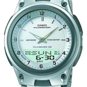 Casio AW80 Series | Menâs Analog-Digital Watch | 50M Water Resistance | Multi Alarms | 100 SEC Stopwatch | Countdown Timer | World Map for World Time | LED Light | LC Display | 10 Year Battery