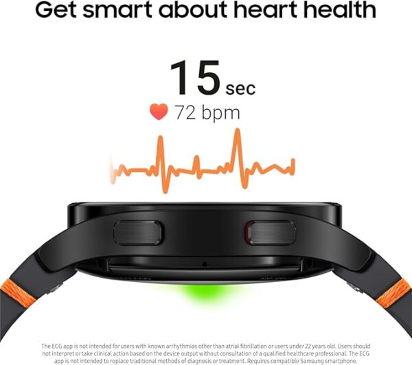 Samsung Galaxy Watch FE 40mm Bluetooth AI Smartwatch w/Fitness Tracking, BIA Sensor, Personalized HR Zones, Heart Rate Tracker, Sleep Monitor, 2024, Black [US Version, 1Yr Manufacturer Warranty] - Image 8