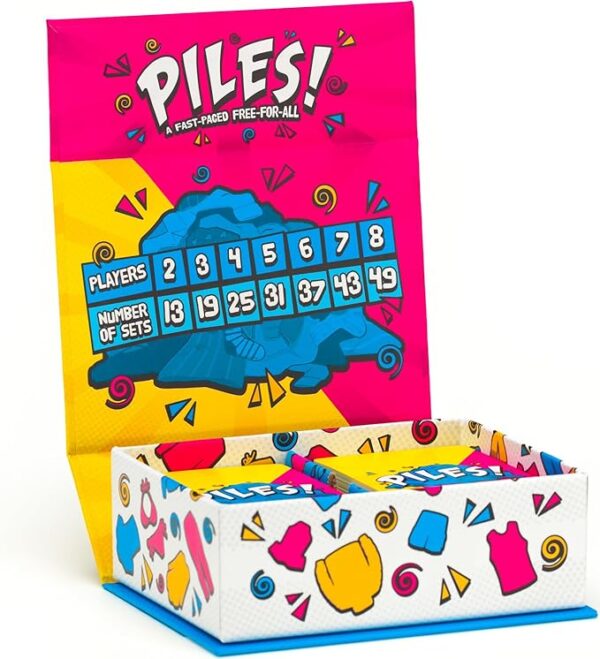 Piles â Card Games â Family Games â for Kids 8 and Up â for Adults â Family Game Night â Travel & Memory Game â Party Games â 10 Mins - Image 4
