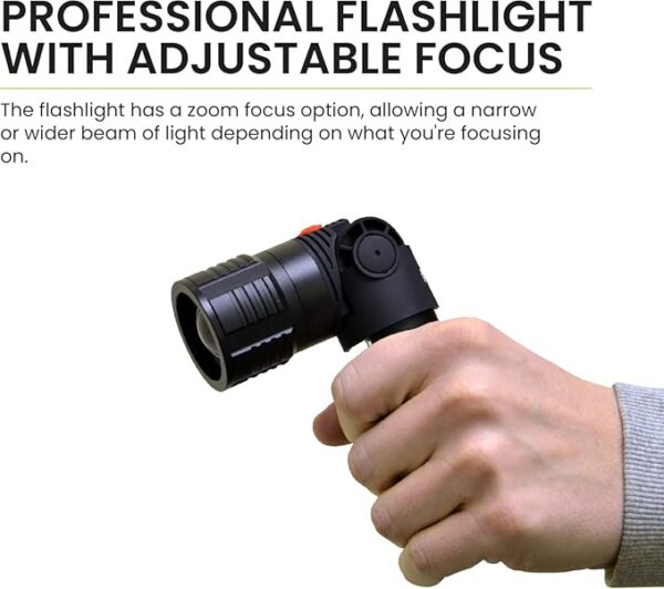 GOGREEN POWER INCORPORATED (GG-113-AriLite) The AriLite Handy Light, Aluminium Body Emergency Flashlight, Black - Image 4